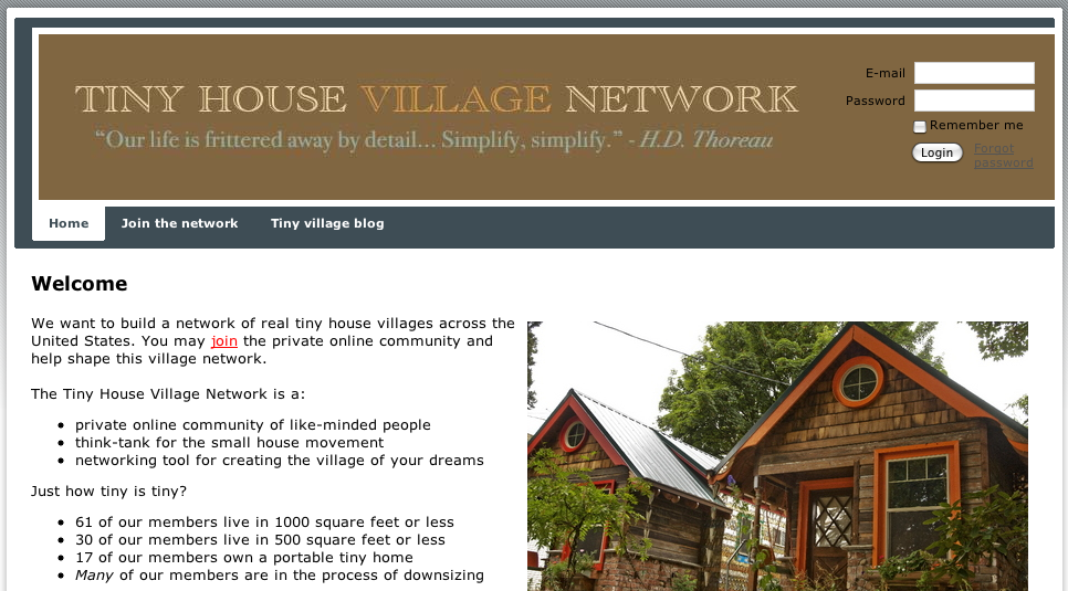 Tiny House Village Network